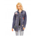 Jeansjacke mit Patches